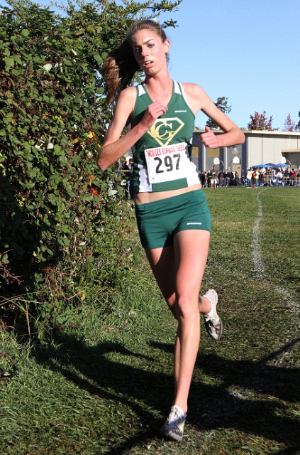 NCS XC D2 Girls-042.JPG - 2009 North Coast Section Cross Country Championships, Hayward High School, Hayward, California